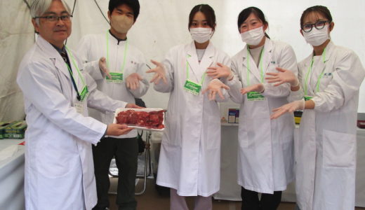 ジビエ料理ふるまい（みやざきデリシャスマーケット2025）南九州大学